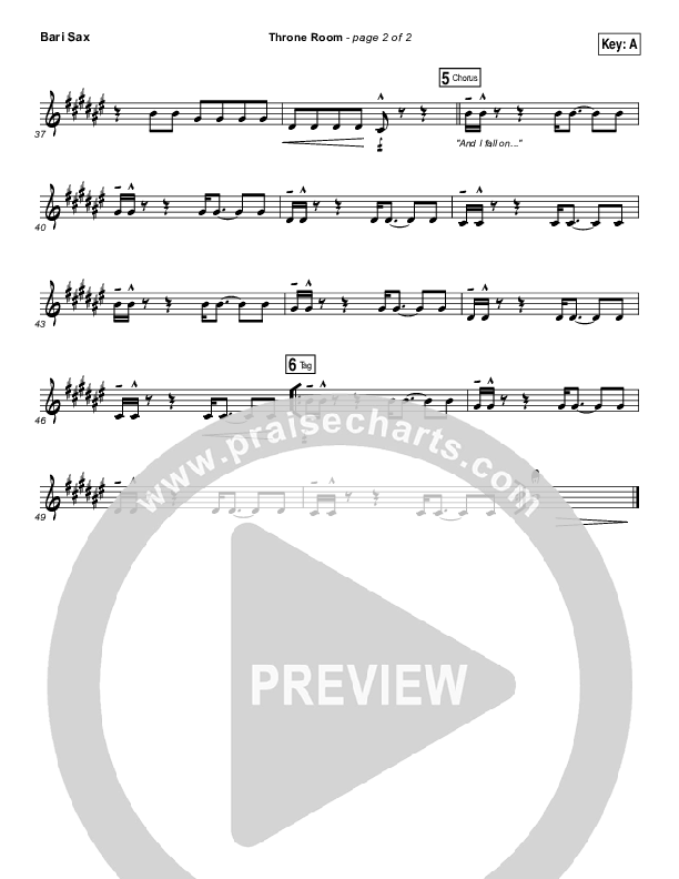 Throne Room Bari Sax (Kim Walker-Smith)