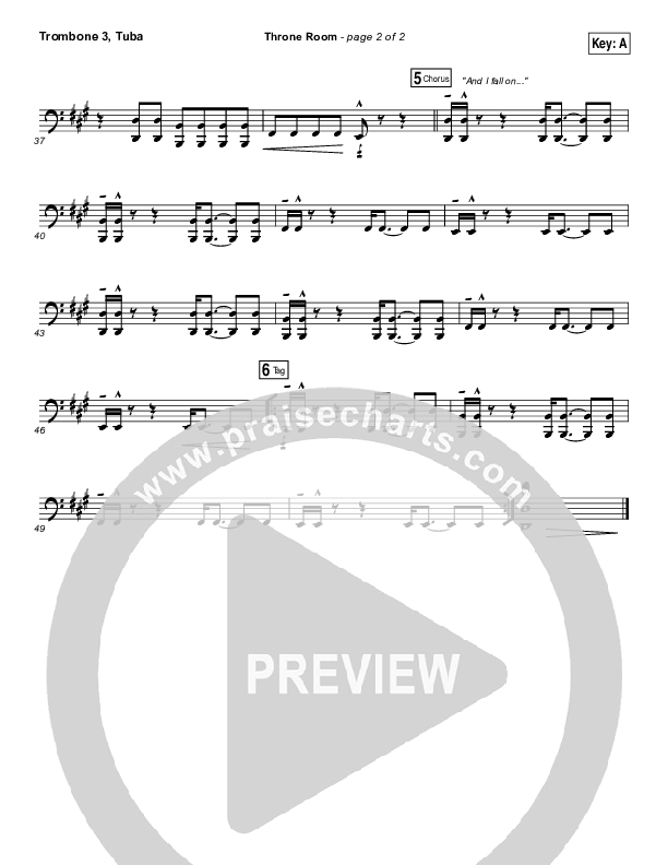 Throne Room Trombone 3/Tuba (Kim Walker-Smith)