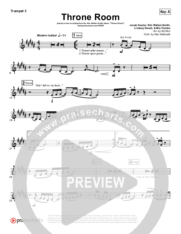 Throne Room Trumpet 3 (Kim Walker-Smith)