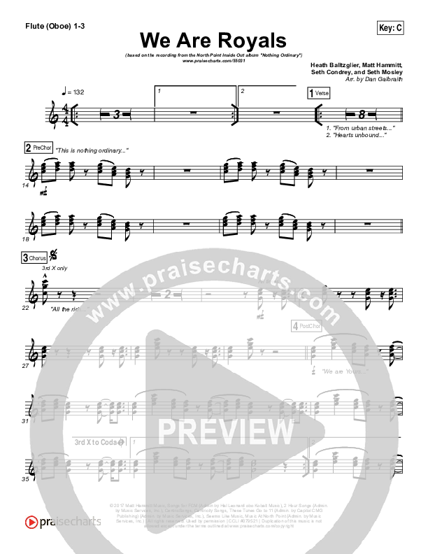 We Are Royals Wind Pack (North Point Worship / Chris Cauley)