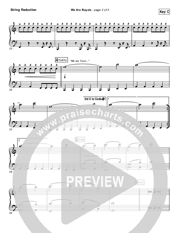 We Are Royals Synth Strings (North Point Worship / Chris Cauley)