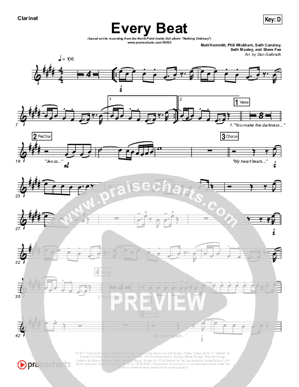 Every Beat Wind Pack (North Point Worship / Seth Condrey)