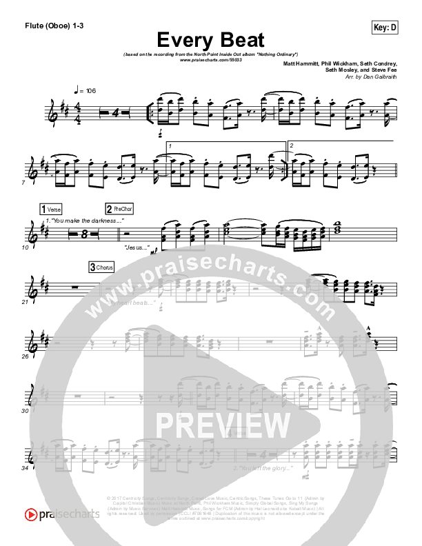 Every Beat Wind Pack (North Point Worship / Seth Condrey)