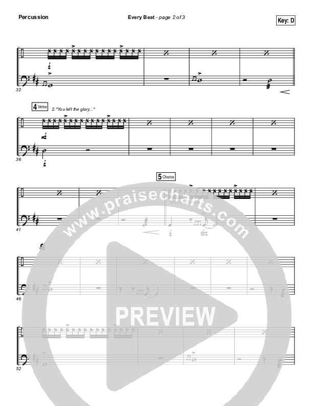 Every Beat Percussion (North Point Worship / Seth Condrey)