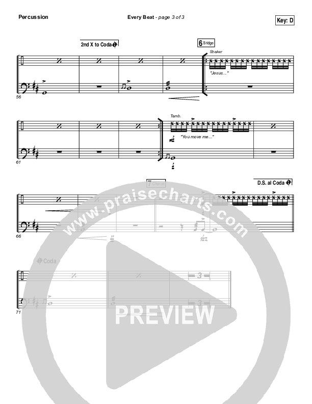 Every Beat Percussion (North Point Worship / Seth Condrey)