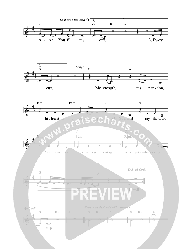 I Will Call Lead Sheet (Jaci Velasquez)