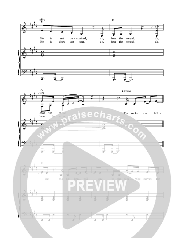 God Who Moves The Mountains Piano/Vocal & Lead (Jaci Velasquez)