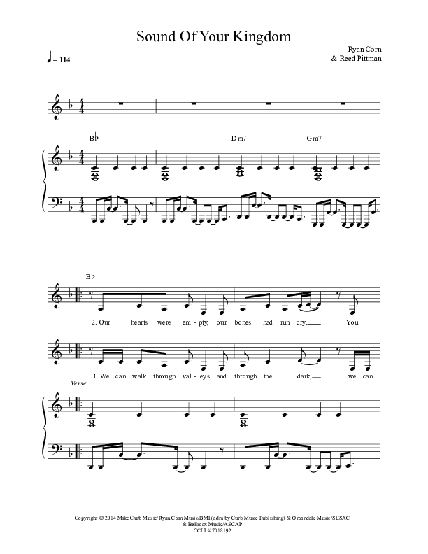 Sound Of Your Kingdom Piano/Vocal & Lead (Jaci Velasquez)
