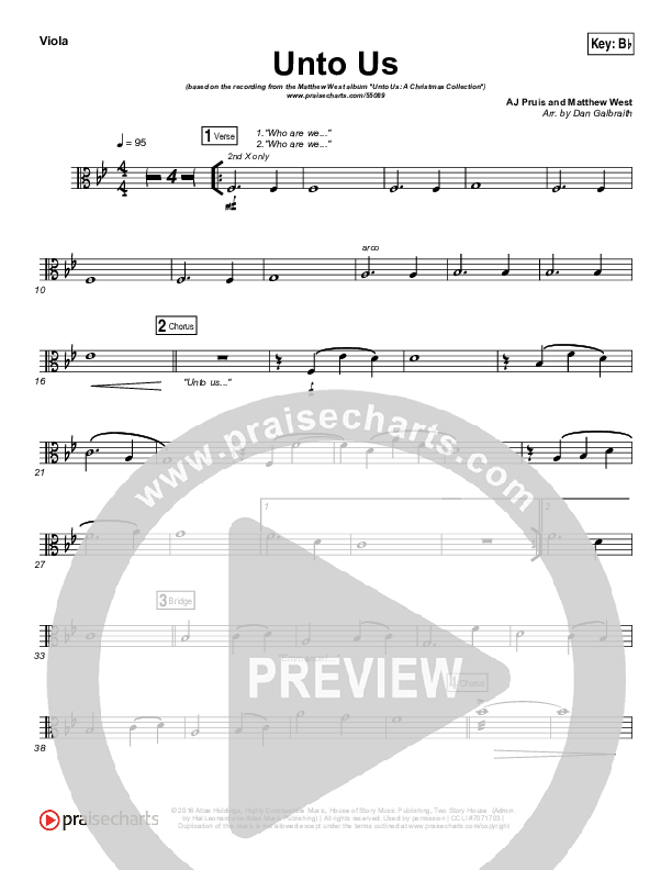 Unto Us Viola (Matthew West)