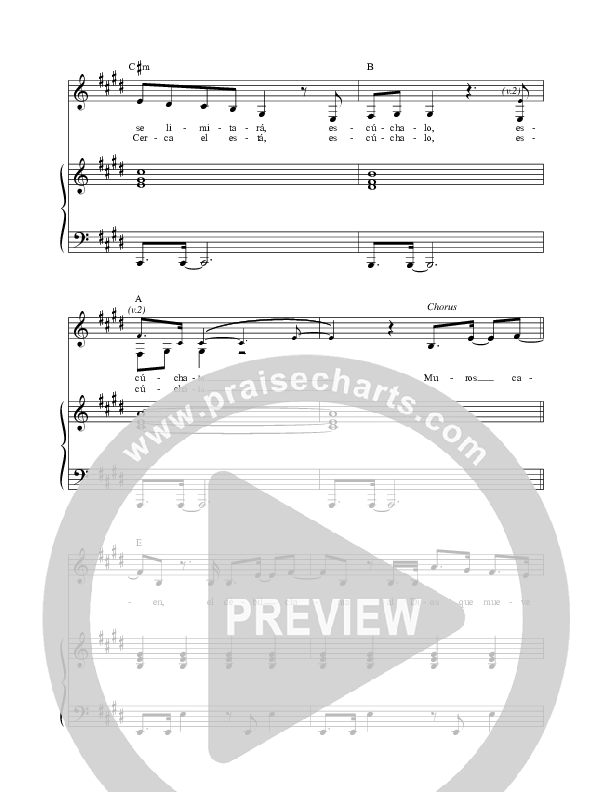 Dios Que Mueve Montes Piano/Vocal (Jaci Velasquez)