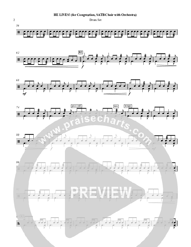 He Lives Drum Set (Chris Hansen)