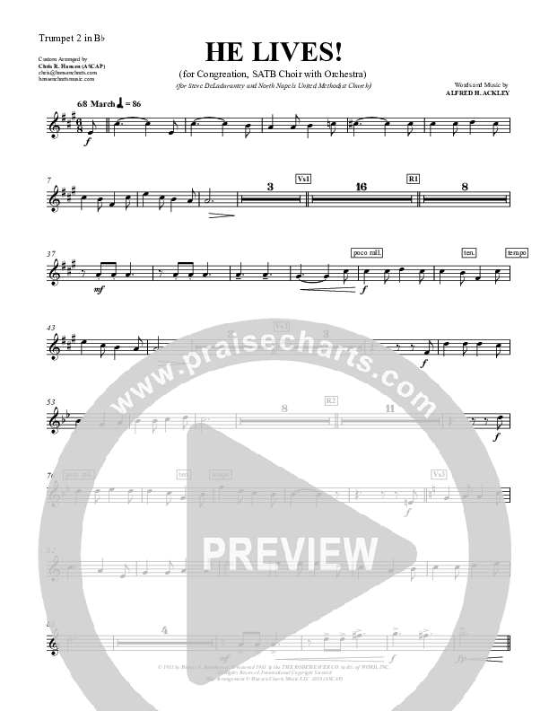 He Lives Trumpet 2 (Chris Hansen)