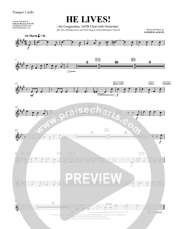 He Lives Trumpet 3 (Chris Hansen)