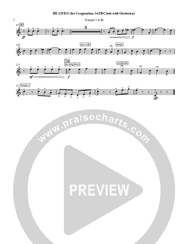 He Lives Trumpet 3 (Chris Hansen)