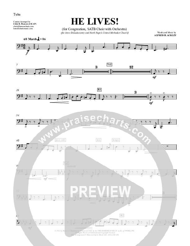 He Lives Tuba (Chris Hansen)