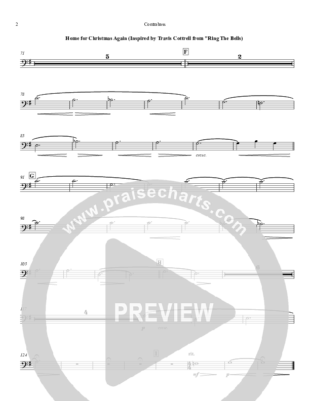 Home For Christmas Again  Contrabass (Chris Hansen)