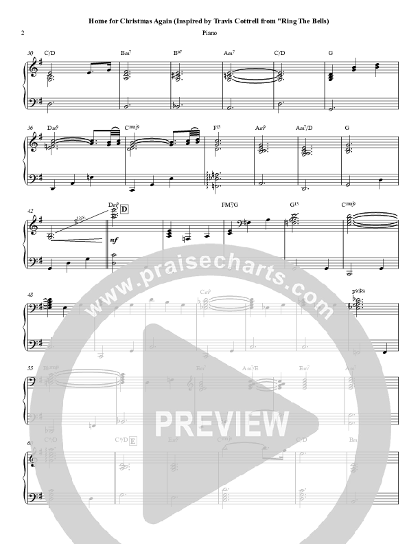 Home For Christmas Again  Piano Sheet (Chris Hansen)