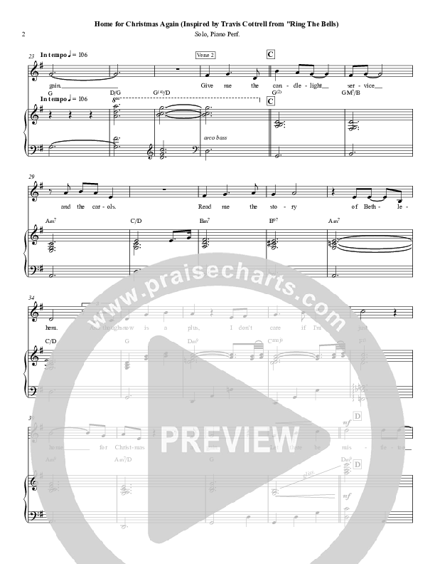 Home For Christmas Again  Piano/Vocal & Lead (Chris Hansen)