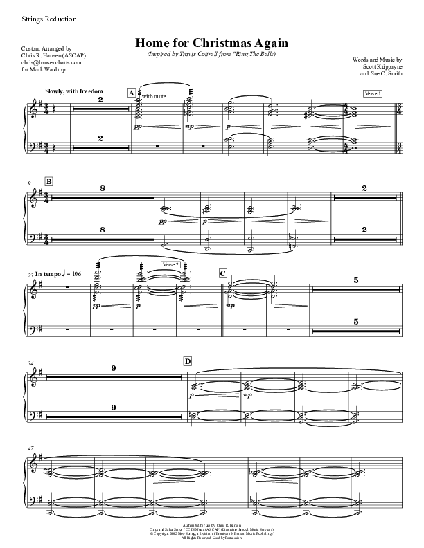 Home For Christmas Again  String Pack (Chris Hansen)