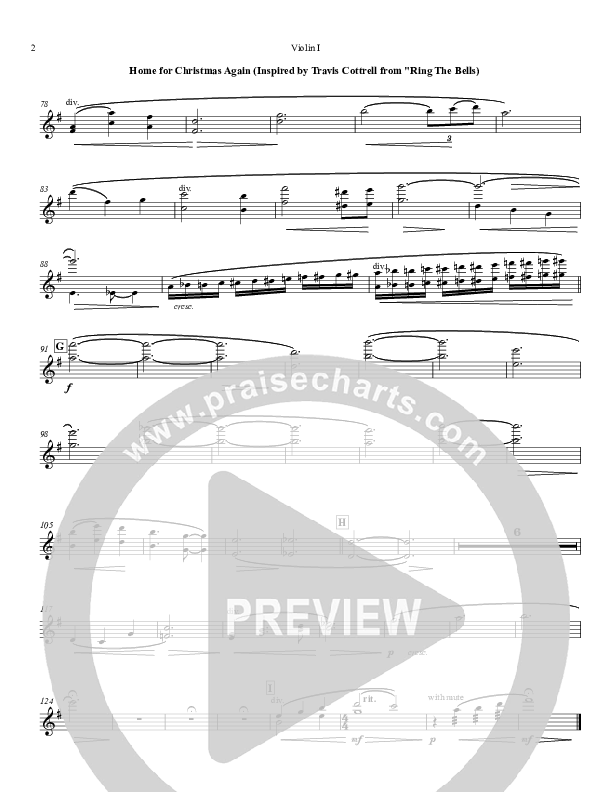 Home For Christmas Again  Violin 1 (Chris Hansen)