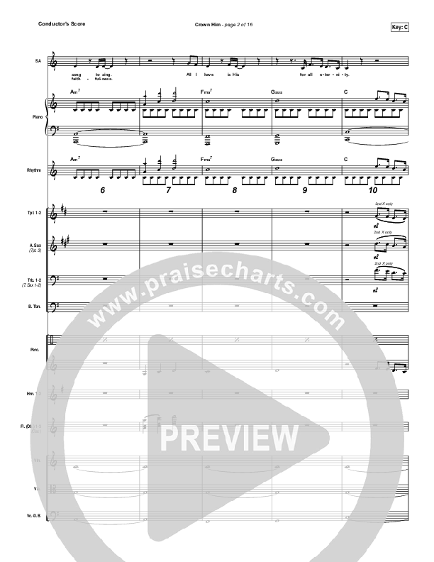 Crown Him Orchestration (I Am They)