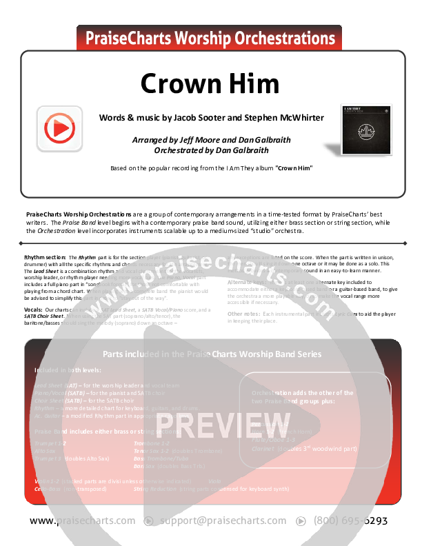 Crown Him Cover Sheet (I Am They)