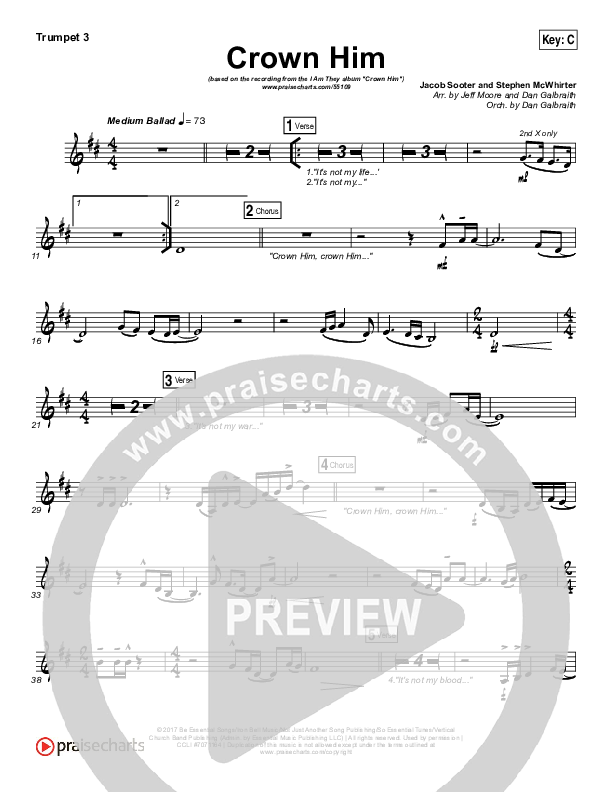 Crown Him Trumpet 3 (I Am They)