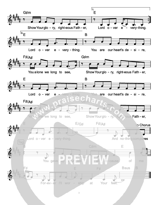 Nothing Compares Lead Sheet (Daystar Worship)