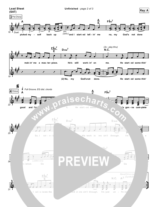 Unfinished Sheet Music Mandisa Praisecharts Music video by mandisa performing unfinished. unfinished sheet music mandisa