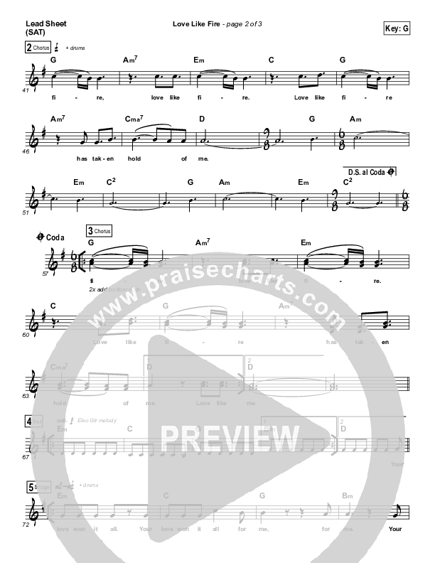 Love Like Fire Lead (SAT) (BJ Putnam)