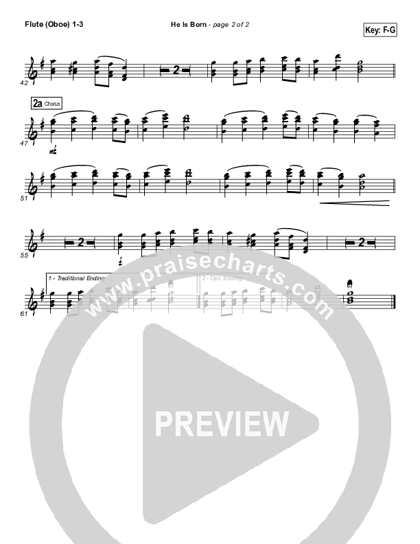 He Is Born Wind Pack ( / Traditional Carol / PraiseCharts)