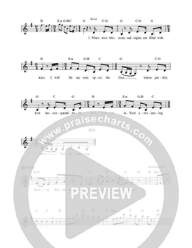 All Things Lead Sheet (Covenant Worship)