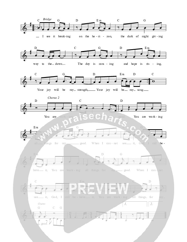 All Things Lead Sheet (Covenant Worship)