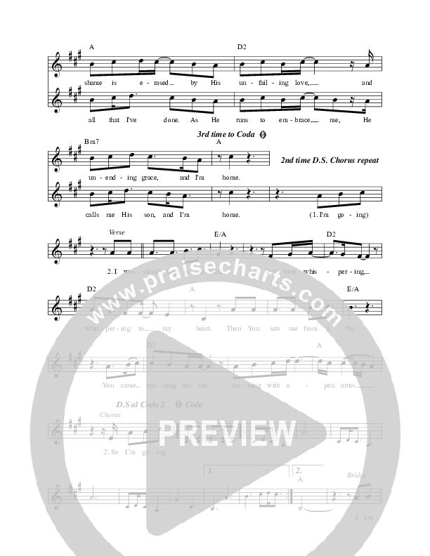 Back To The Father Lead Sheet (Covenant Worship)