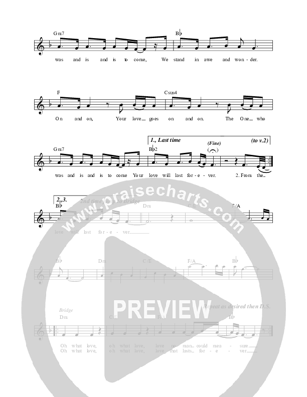 Sand And Stars Lead Sheet (Covenant Worship)