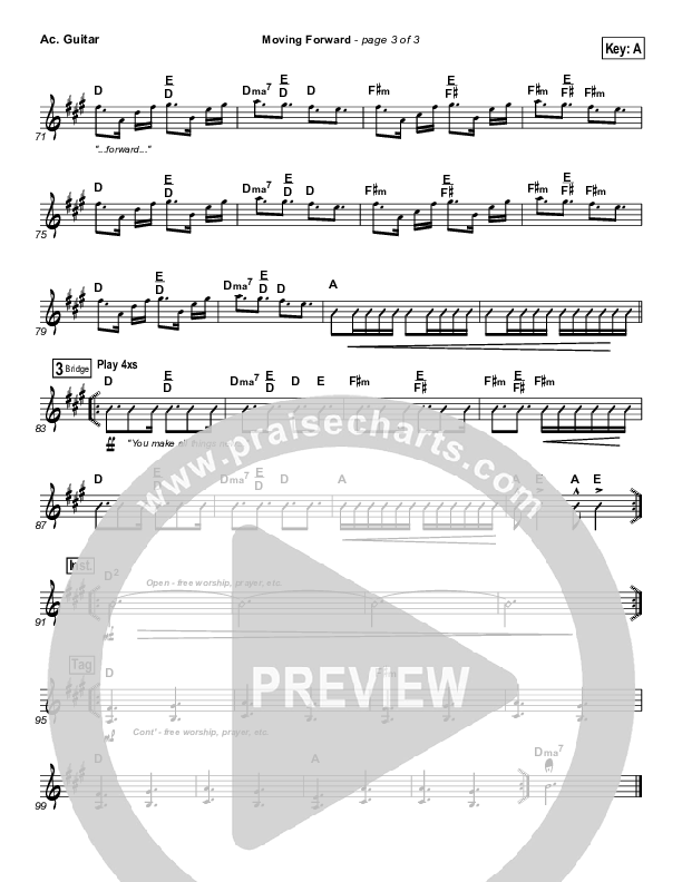 Moving Forward Acoustic Guitar (Ricardo Sanchez / Free Chapel)