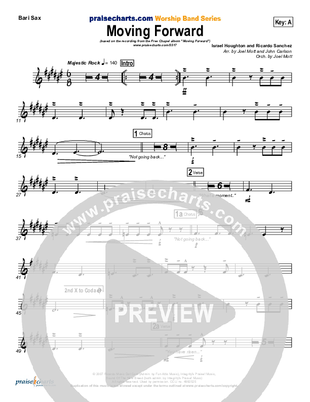 Moving Forward Bari Sax (Ricardo Sanchez / Free Chapel)