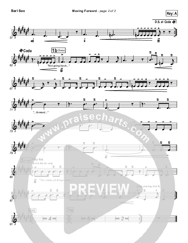 Moving Forward Bari Sax (Ricardo Sanchez / Free Chapel)