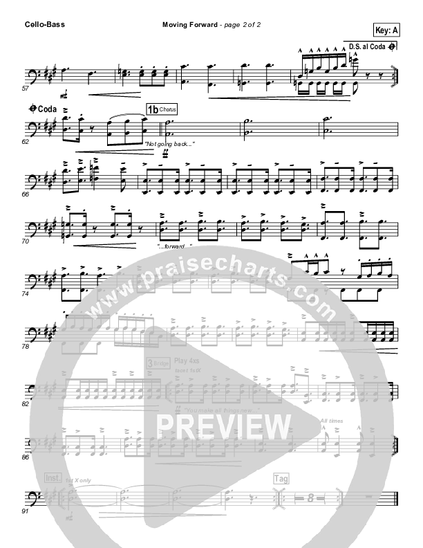 Moving Forward Cello/Bass (Ricardo Sanchez / Free Chapel)