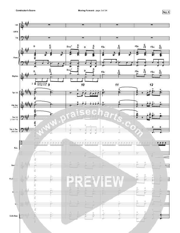 Moving Forward Conductor's Score (Ricardo Sanchez / Free Chapel)