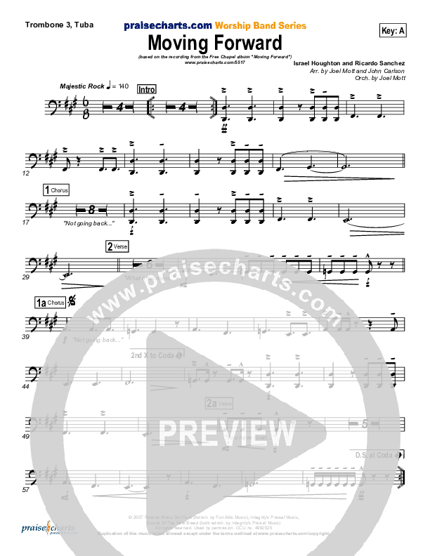 Moving Forward Trombone 3/Tuba (Ricardo Sanchez / Free Chapel)