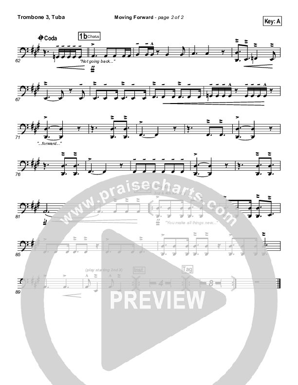 Moving Forward Trombone 3/Tuba (Ricardo Sanchez / Free Chapel)