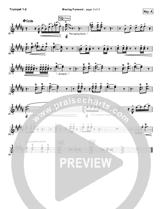 Moving Forward Trumpet 1,2 (Ricardo Sanchez / Free Chapel)