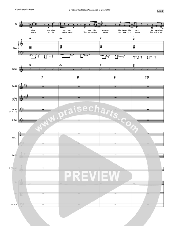 O Praise The Name (Anastasis) Orchestration (The Worship Initiative)