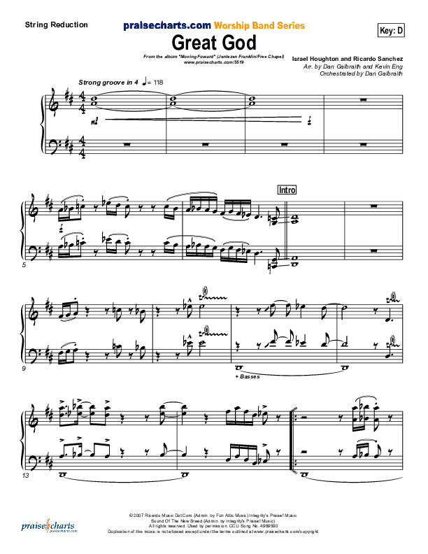 Great God Synth Strings (Jentezen Franklin / Free Chapel)