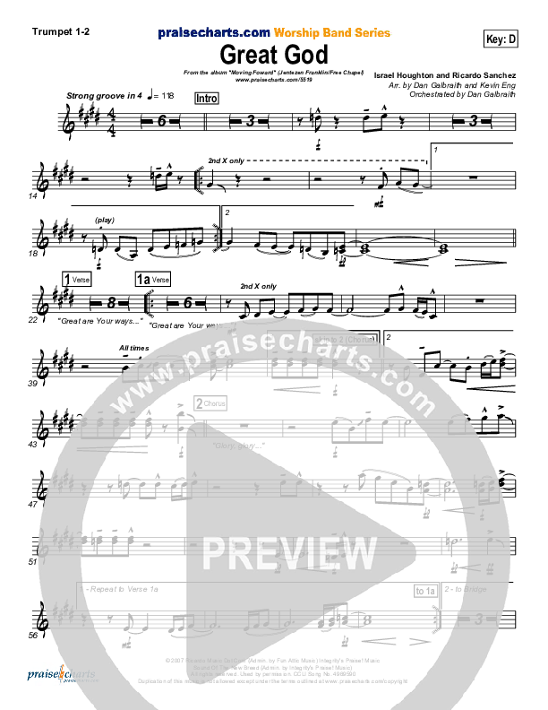 Great God Trumpet 1,2 (Jentezen Franklin / Free Chapel)