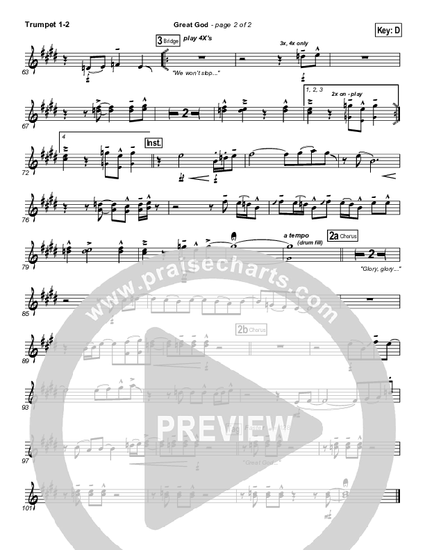 Great God Trumpet 1,2 (Jentezen Franklin / Free Chapel)