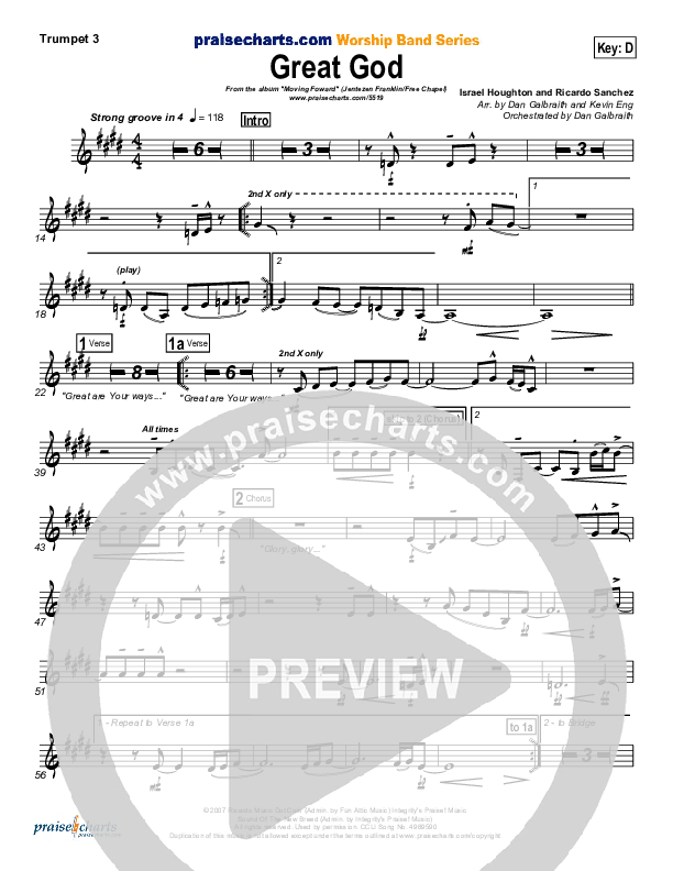 Great God Trumpet 3 (Jentezen Franklin / Free Chapel)