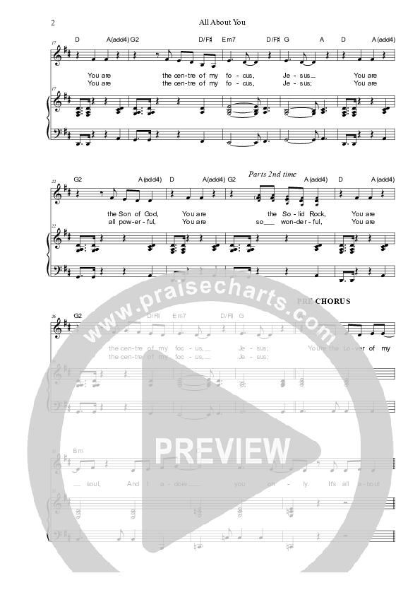 All About You Piano/Vocal (SAT) (Dennis Prince / Nolene Prince)