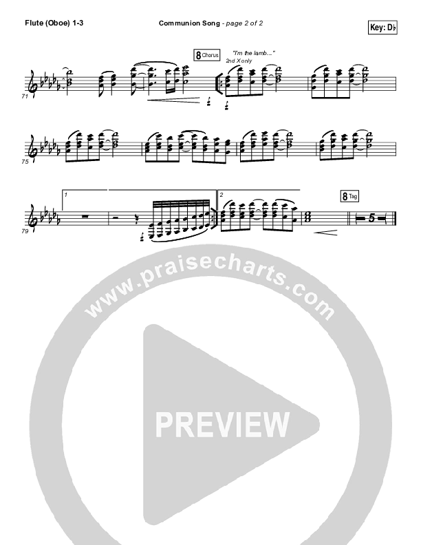 Communion Song Wind Pack (Jonathan Stockstill / Bethany Music / Nicole Binion / BJ Putnam)